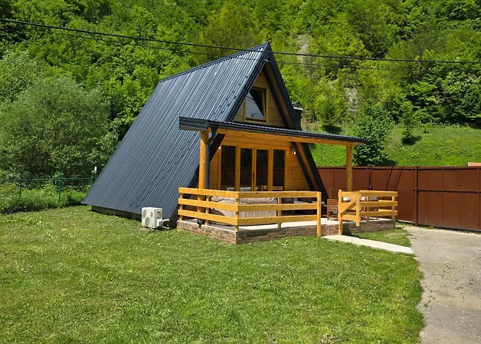 Riverside A-frame Escape Luxe tent Sarajevo